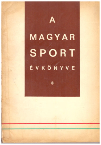 A magyar sport évkönyve 1970