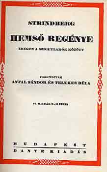 August Strindberg - Hems� reg�nye
