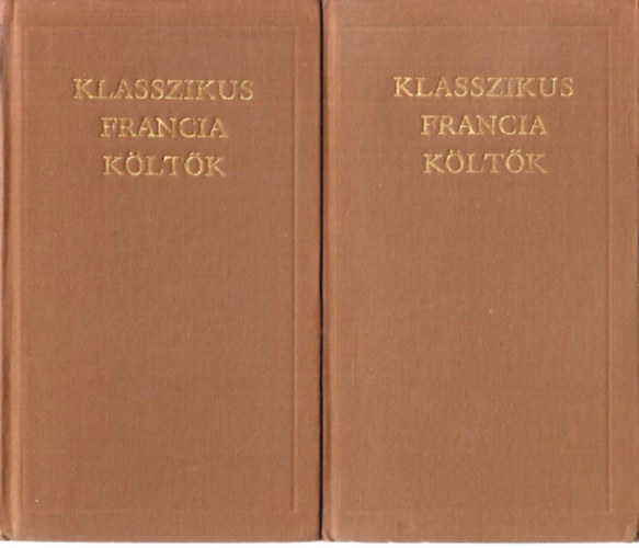 Európa Könyvkiadó - Klasszikus francia költők I-II.