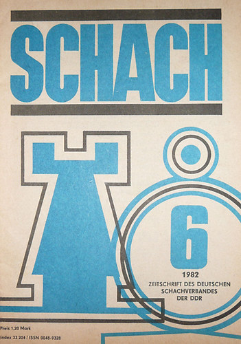 Reinhart Fuchs  (szerk.) - Schach 36. Jahrgang 6.