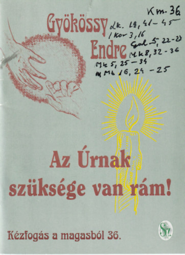 Gykssy Endre - Az rnak szksge van rm! (Kzfogs a magasbl 36.)