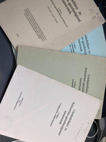 Olh J.- Nyerkin - Csaldellt s hztarts-gazdasgtani ismeretek I-IV. (A csald pnzgazdlkodsa s lelmezse, ltzkdskultra-Alkalmazott anyag- s ruismeretek, Lakskultra, Vendgvrs,csaldi nnepek