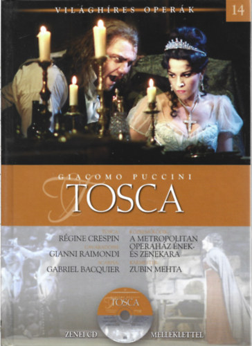 Giacomo Puccini - Tosca - Zenei CD mell�klettel - Vil�gh�res oper�k 14.