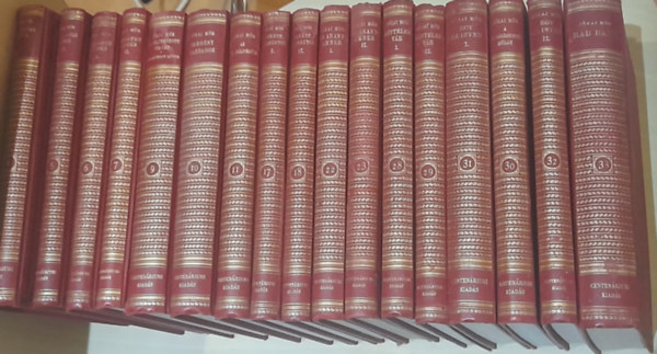 J�kai M�r - 17 db J�kai M�r k�tet (Centen�riumi Kiad�s) : Egy magyar n�bob 1-2, K�rp�thy Zolt�n 1-2,Az el�tkozott csal�d, A tengerszem� h�lgy, A szeg�ny gazdagok, Az �j f�ldes�r, Fekete gy�m�n