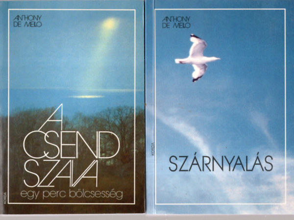 Anthony De Mello k�nyvek (3db): Sz�rnyal�s+ A csend szava + Forr�s fakad