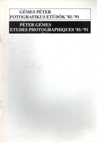 Gmes Pter fotografikus - etdk '81-'91