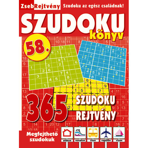 ZsebRejtvny Szudoku knyv 58.