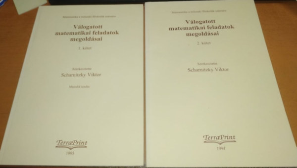 Scharnitzky Viktor (szerk.) - Válogatott matematikai feladatok megoldásai I-II. (Műszaki főiskolák számára)