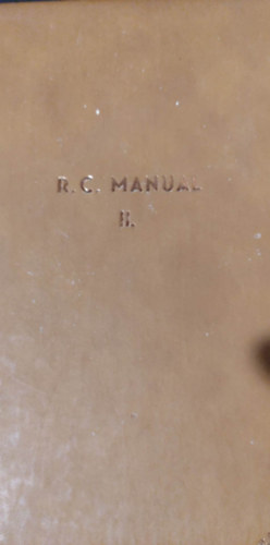 R. C. Manual II. - A harmadik gradus