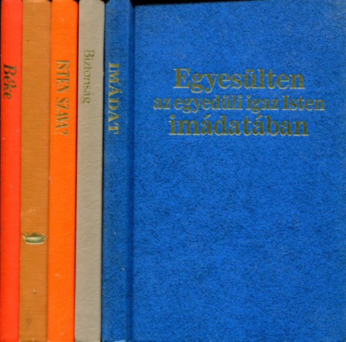 Nincs feltüntetve - 5 db vallás könyvcsomag