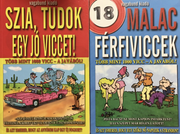 Malac frfiviccek + Szia, tudok egy j viccet! (2 ktet)