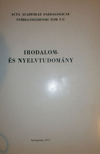 Frisnyák Sándor (szerk.) - Irodalom- és nyelvtudomány