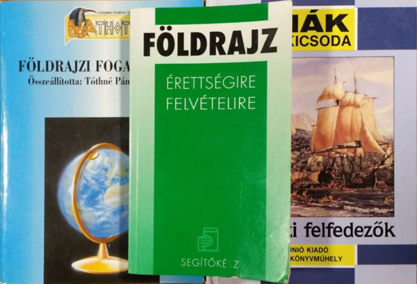 Ludmann Mih�ly - Tari Endre - T�thn� P�nya Marianna - F�ldrajz tananyagkieg�sz�t� k�nyvcsomag (3 k�tet)