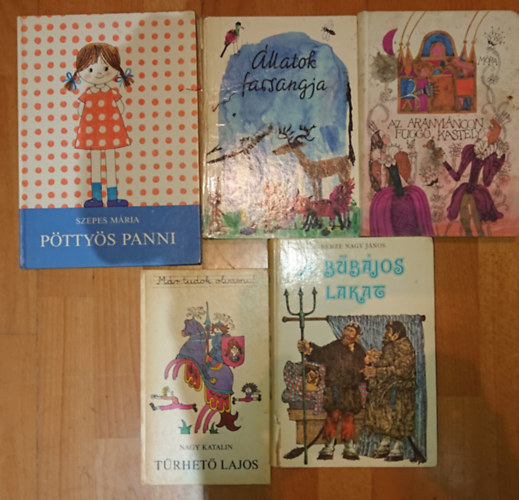 Berze Nagy János, Szepes Mária Nagy Katalin - 5 klasszikus gyerekkönyv kisiskolásoknak: Állatok farsangja, Tűrhető Lajos, Az aranyláncon függő kastély, A bűbájos lakat, Pöttyös Panni