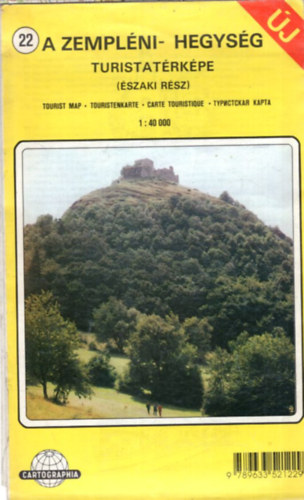 A Zemplni-hegysg turista trkpe (1982-es)   szaki rsz 1:40 000