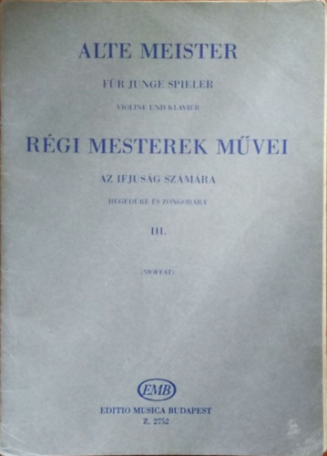 Alfred Moffat - Rgi mesterek mvei az ifjsg szmra III.