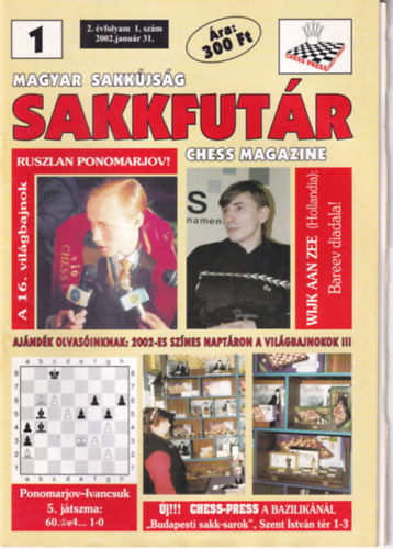 Magyar Sakkjsg - Sakkfutr 2.vfolyam 1-12. szm (teljes vfolyam)