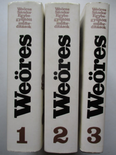 Weöres Sándor egybegyűjtött műfordítások I,II.III.