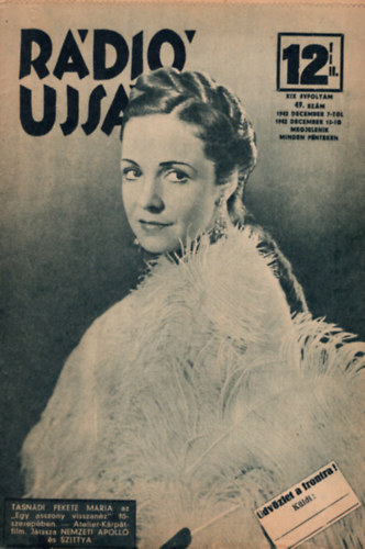 Laszgellner Ern� - R�di� Ujs�g XIX. �vfolyam 49. sz. 1942 december 4.