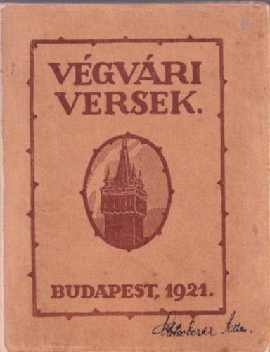 V�gv�ri versek (Hangok a v�gekr�l 1918-1921)