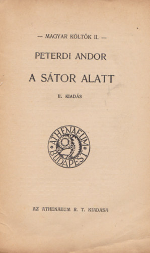 Peterdi Andor - A STOR ALATT