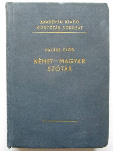 Hal�sz El�d - N�met-magyar sz�t�r