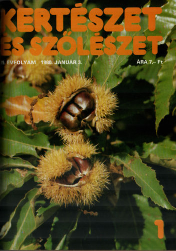 Kertészet és szőlészet 1980. évfolyam (teljes)