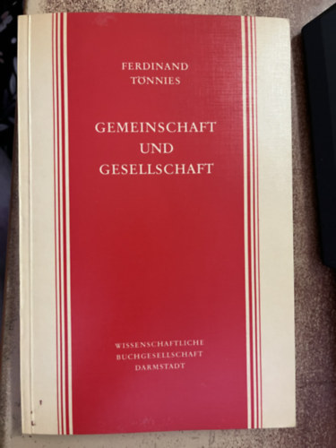 Ferdinand T�nnies - GEMEINSCHAFT UND GESELLSCHAFT