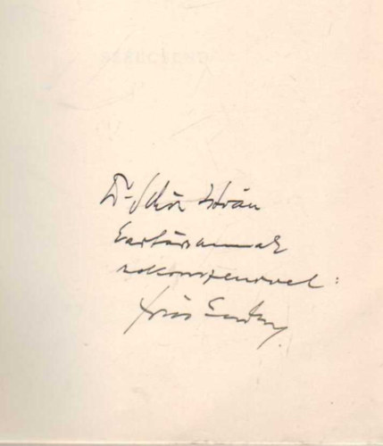 Friss Endre - Sz�lcsend- versek