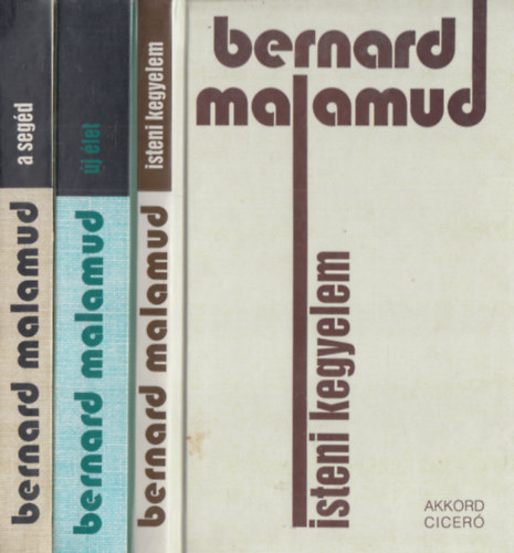 Bernard Malamud - 3 db Bernard Malamud regény: A segéd + Isteni kegyelem + Új élet