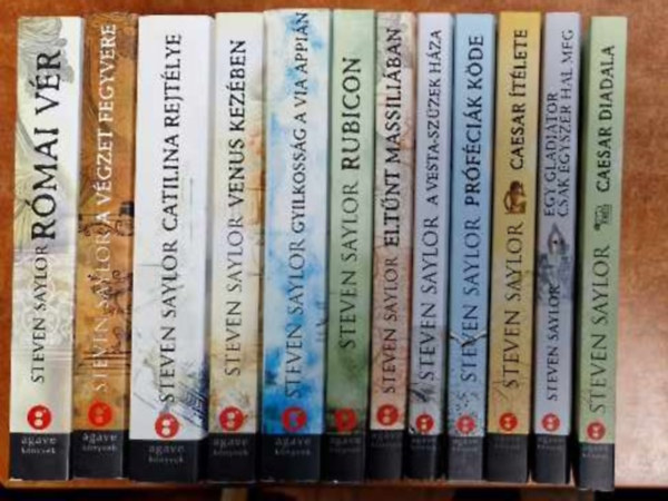 Steven Saylor - Roma Sub Rosa-sorozat els 12 ktete. 12darab Steven Saylor knyv