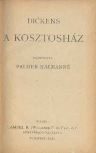 Dickens - A kosztoshz
