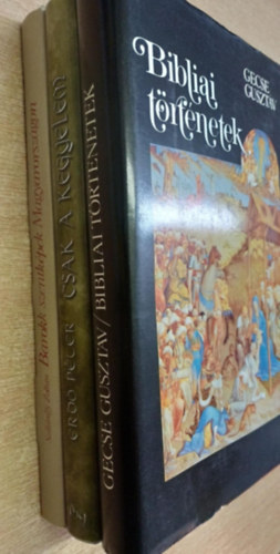 Erdő Péter, Szilárdfy Zoltán Gecse Gusztáv - 3 db vallási témájú kötet: Bibliai történetek - csak a kegyelem - Barokk szentképek Magyarországon