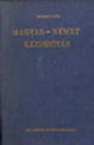 Halsz Eld - Magyar-Nmet kzisztr