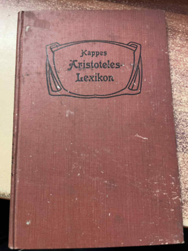 Matthias Kappes - Aristoteles-Lexikon