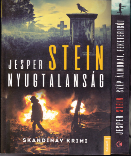 Jesper Stein - 2 db skandinv krimi: Szp lmokat fehete rig + Nyugtalansg