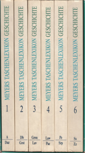 Werner Digel (Herausg. u. bearb.) - Meyers Taschenlexikon Geschichte: in 6 Bänden (1-6)
