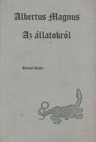 Albertus Magnus - Az llatokrl