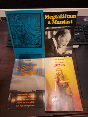 Cliff Richard, Ruth Paxon H.L. Heijkoop - 4 db vall�si t�m�j� k�tet: Megtal�ltam a Messi�st + �l� v�znek folyamai + Te, �n �s J�zus + A Szent Szellem