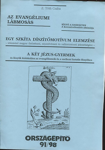 Z. Tth Csaba - Orszgpt ptszet Krnyezet Trsadalom A Ks Kroly Egyesls negyedves folyirata 91/98