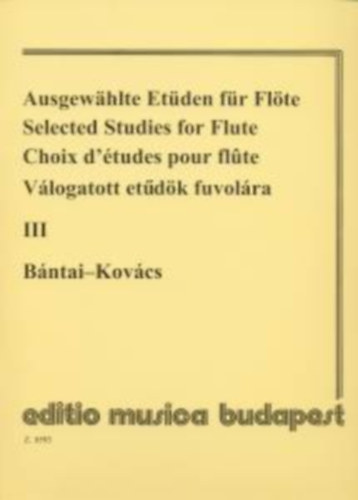 Bntai Vilmos; Kovcs Gbor - Vlogatott etdk fuvolra III.