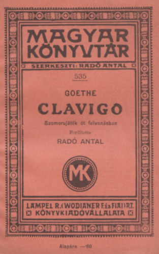 Goethe - Clavigo
