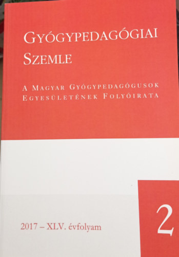 Gygypedaggiai szemle 2017 - XLV. vfolyam 2.