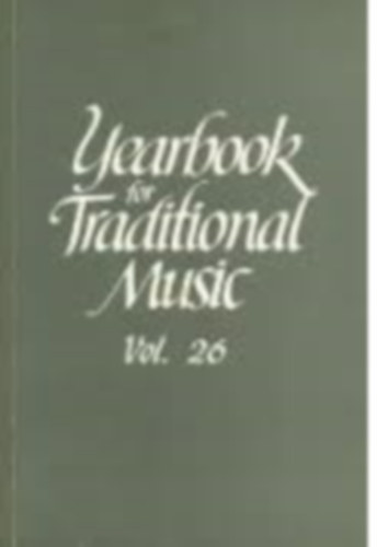 1994 yearbook for traditional music Vol.26
