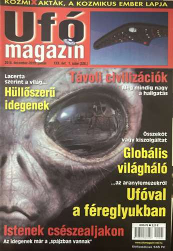 UFÓ Magazin 2018. december - 2019. január XXX. évfolyam 1. szám