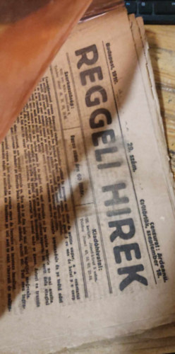 Reggeli Hírek napilap vegyes számok (8 db): 11, 14, 18, 19, 28, 29, 35, 37