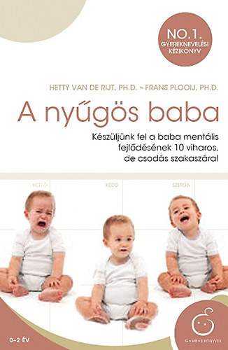 Frans Plooij Hetty van De Rijt - A nyűgös baba - Készüljünk fel a baba mentális fejlődésének 10 viharos, de csodás szakaszára!