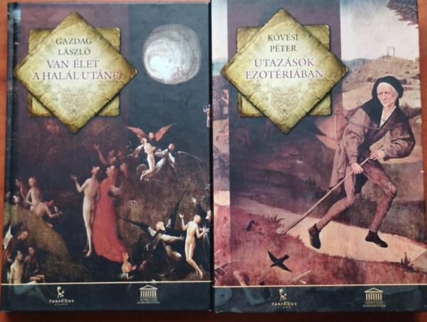 Dr. Gazdag Lszl, Kvesi Pter - 2 db ezoterikus m: Utazsok Ezotriban+Van let a hall utn (?)