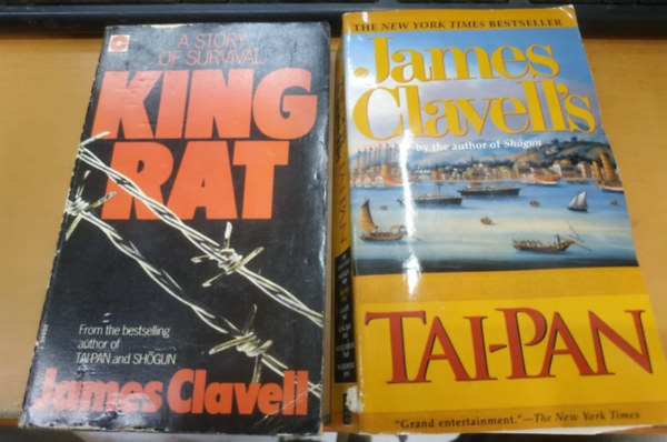 James Clavell - King Rat + Tai-Pan (2 ktet)