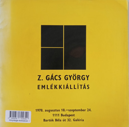 Z. Gcs Gyrgy emlkkillts